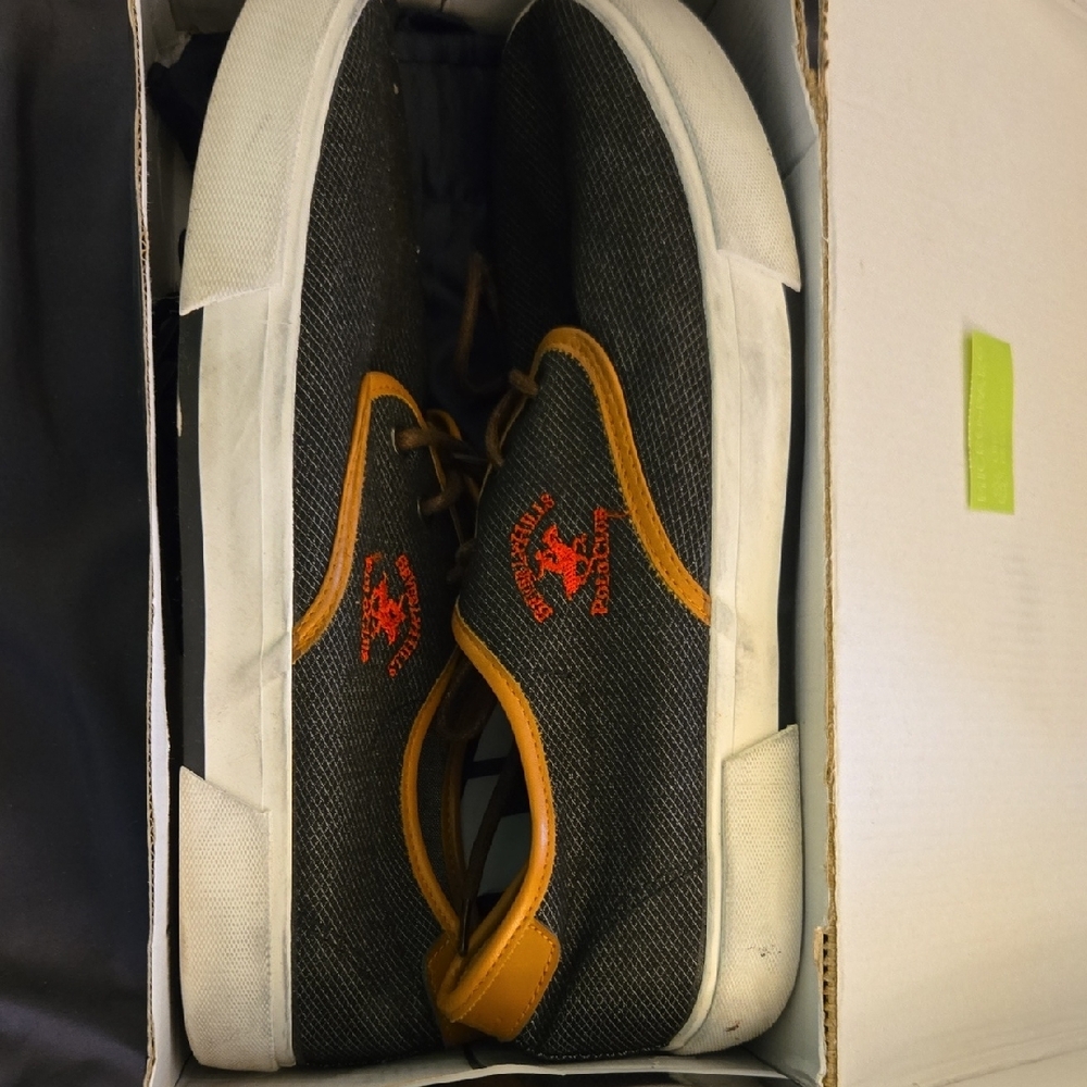 Beverly Hills Polo Club Black and Brown Sneakers
